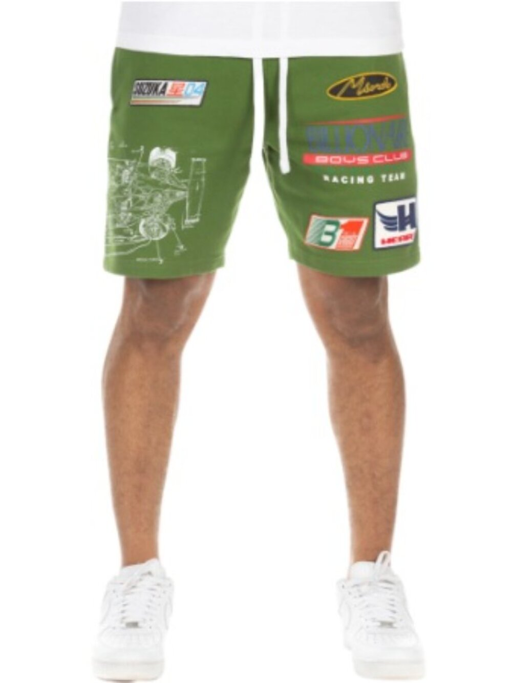 Billionaire Boys Club Dipstick Athletic Racing Shorts Green S